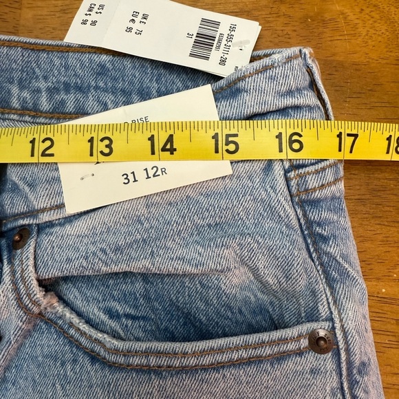 Abercrombie & Fitch Mid Rise Straight Jeans 12 32 - Picture 5 of 8